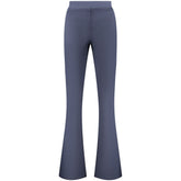 Blue Polyester Pant